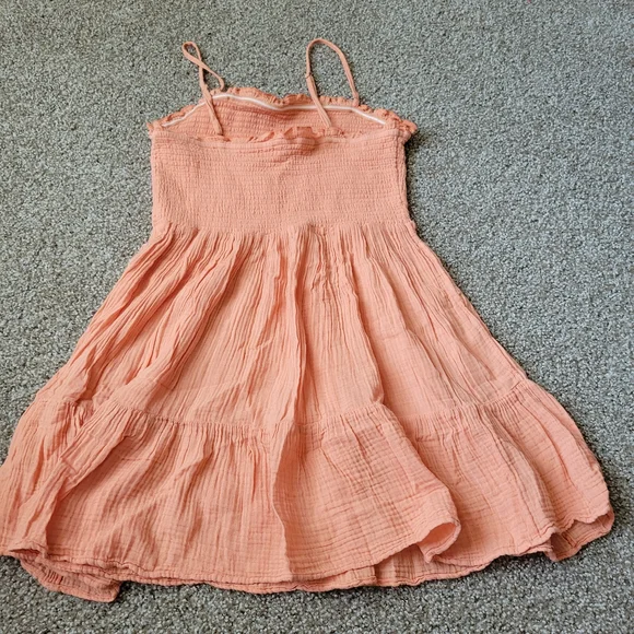 Anthropologie Flowy Coral Womens Blouse Top Size Medium - Picture 9 of 16